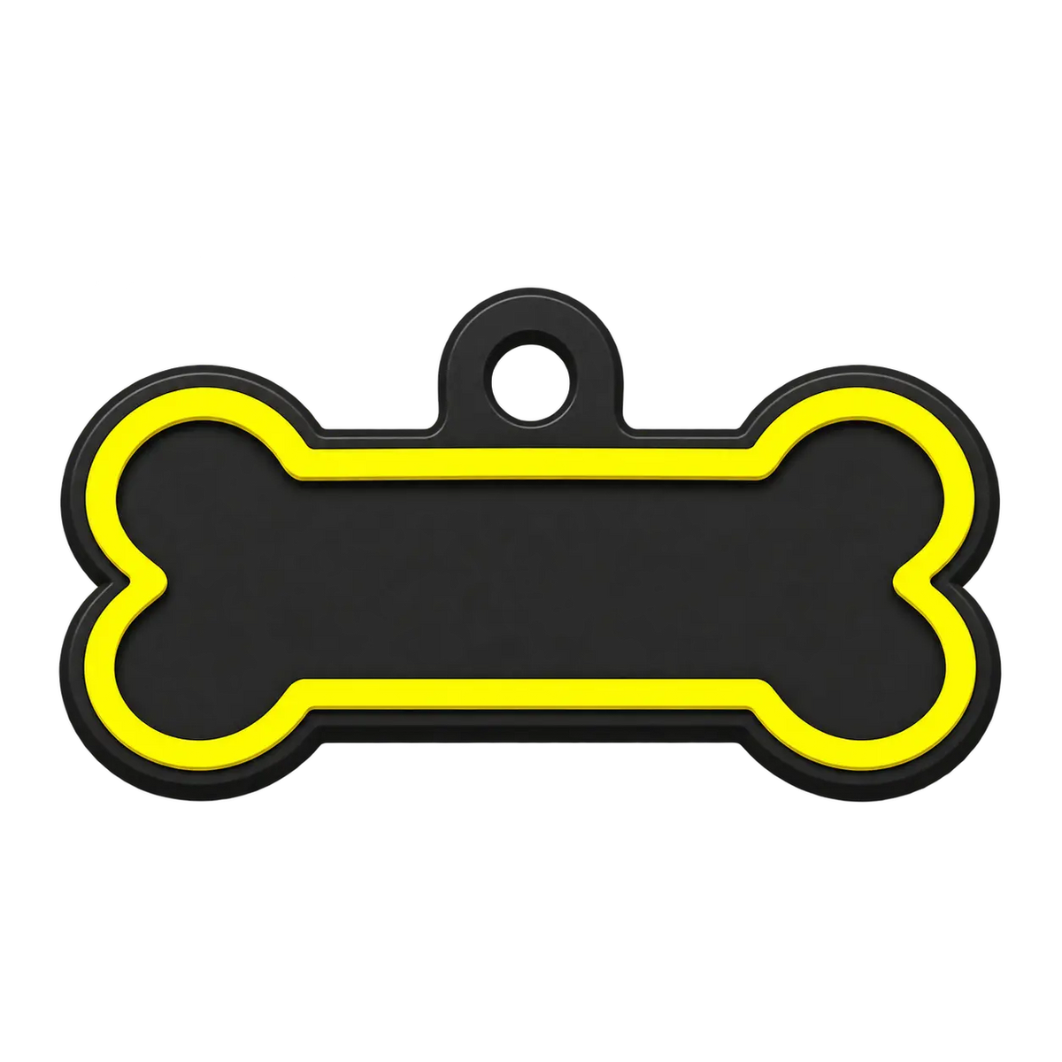 Médaille personnalisée PAW3D en forme d'os, couleur dorée