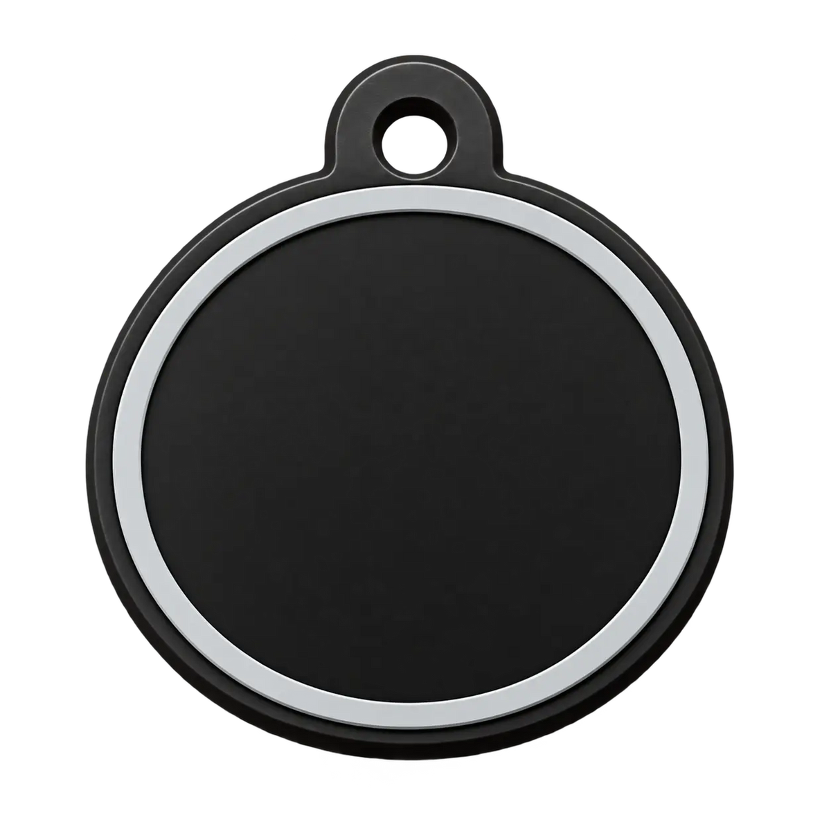 Médaille personnalisée PAW3D ronde, couleur argentée